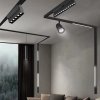 Lampa magnetyczna LED 12W 4000K szynowa liniowa czarna